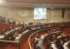 Les élus du groupe FN en session plénière.